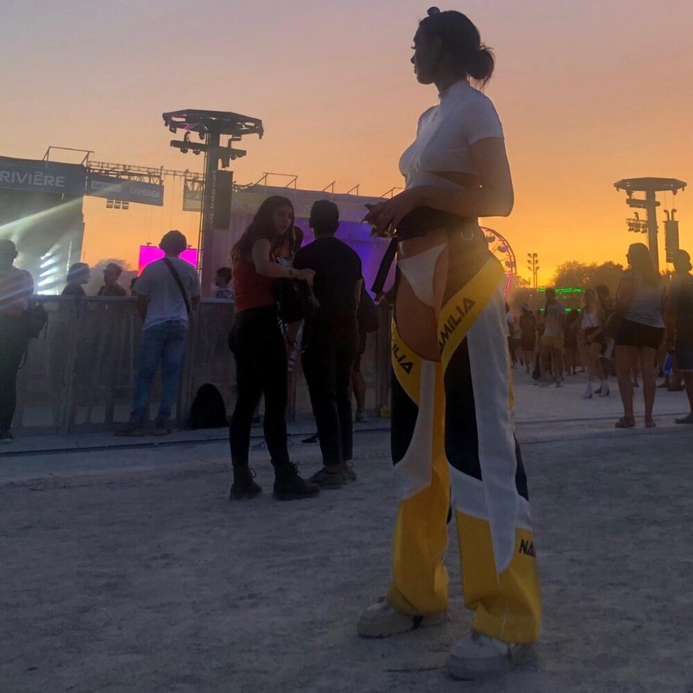 Namilia yellow motocross chaps